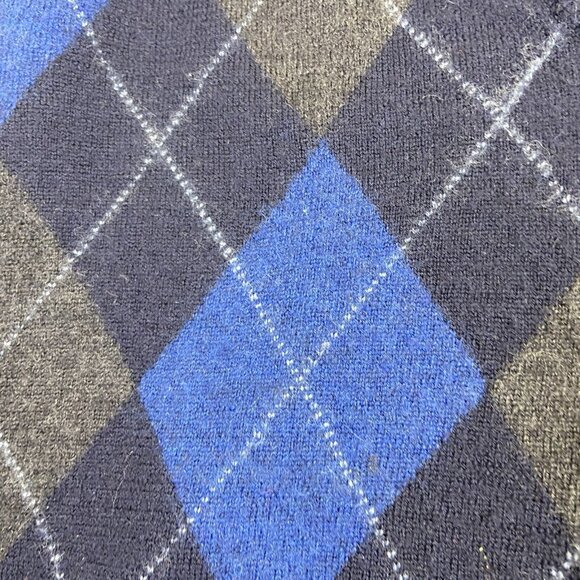 Brooks Brothers 100% Merino Wool Sweater Vest Fits Mens M Tag 2XL SHRUNK READ - Picture 4 of 7